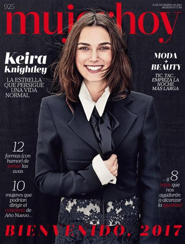 Keira Knightley, magnética belleza en la portada de Mujerhoy