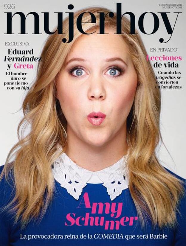 La reina de la comedia Amy Schumer es nuestra portada semanal de Mujerhoy