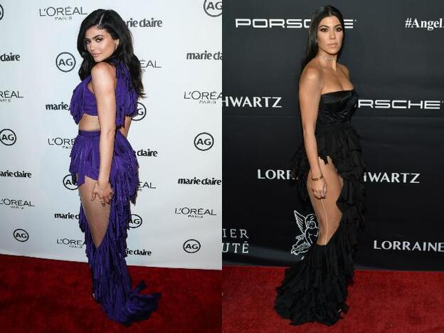 Kylie Jennes y Kourtney Kardashian/Mujerhoy