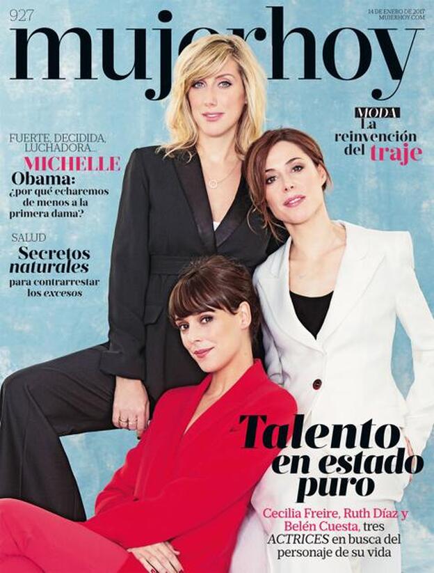 Cecilia Freire, Ruth Díaz y Belén Cuesta; sabor a cine en portada de Mujerhoy