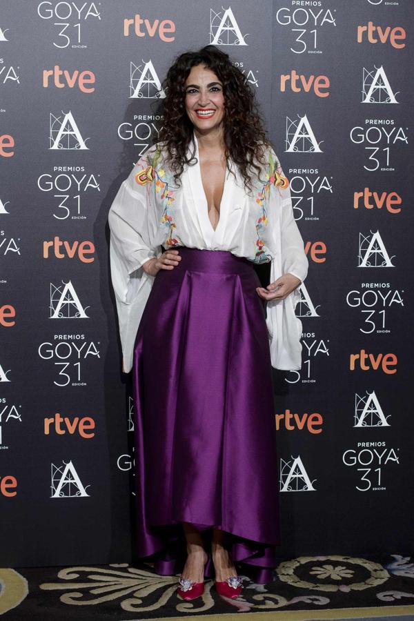 Cristina Rodríguez en el cóctel de los Nominados a los Premios Goya 2017