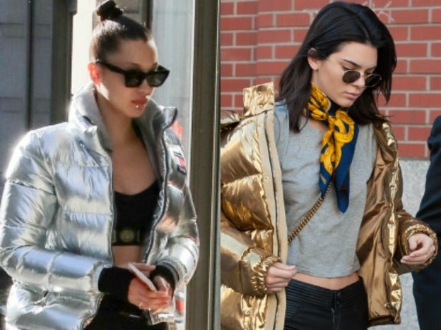 Duelo de estilo metálico: Kendall Jenner VS Bella Hadid