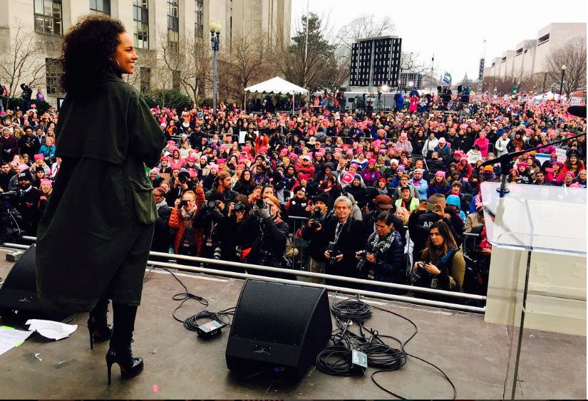 Las famosas que no se perdieron Women's March