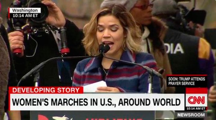 Las famosas que no se perdieron Women's March