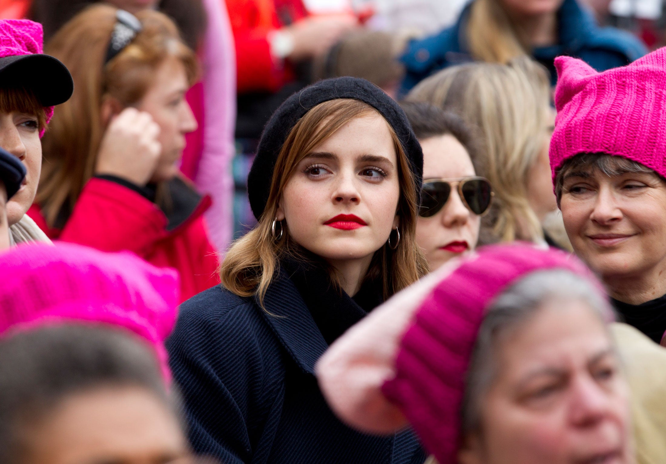 Las famosas que no se perdieron Women's March