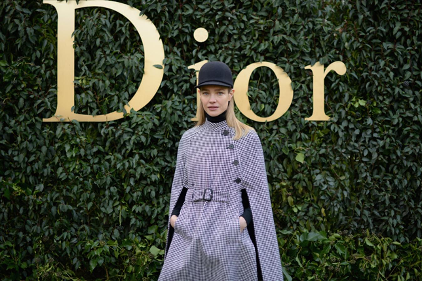 Famosas en el desfile de Christian Dior en París: Natalia Vodianova