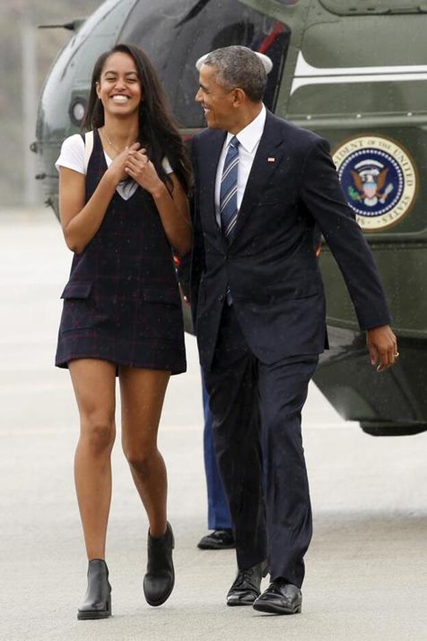 Malia Obama, de la Casa Blanca... A becaria