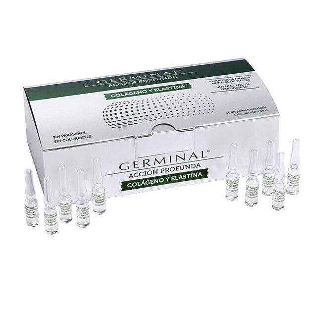 Acción Profunda Ampollas de Colágeno de Germinal (32 €).