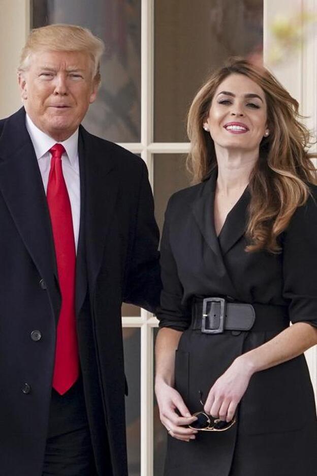 Hope Hicks junto a Donald Trump/Gtres