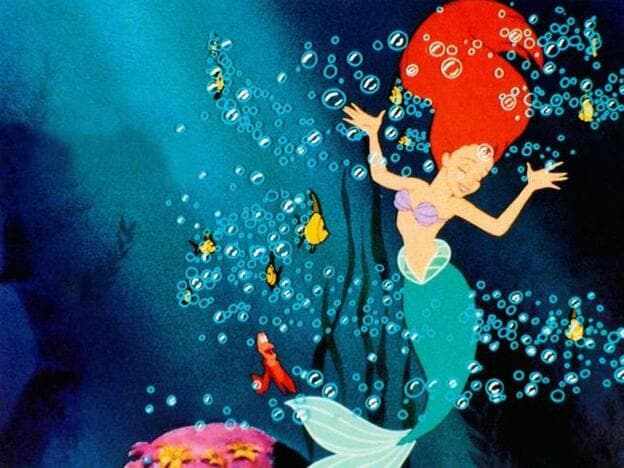 La princesa Ariel, de la película 'La sirenita'./cordon press