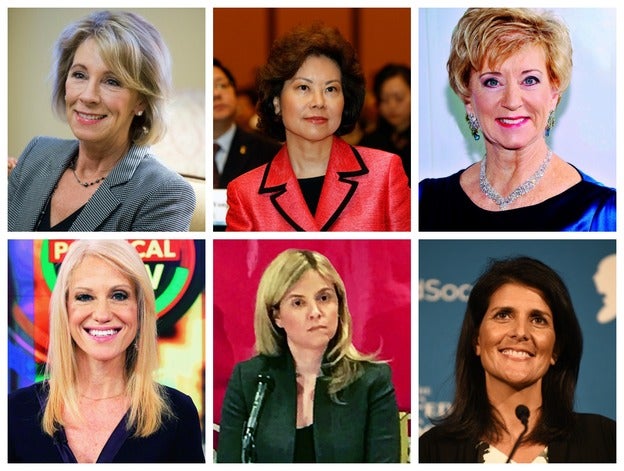 Seis mujeres en un gobierno de hombres