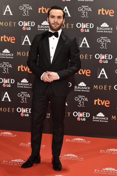 Goya 2017: Ricardo Gómez en la alfombra roja