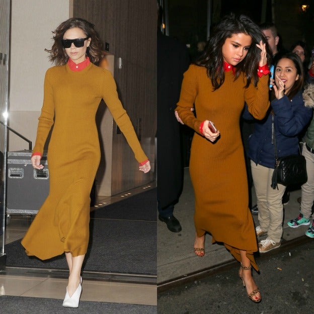 Duelo de estilo entre Victoria Beckham y Selena Gomez