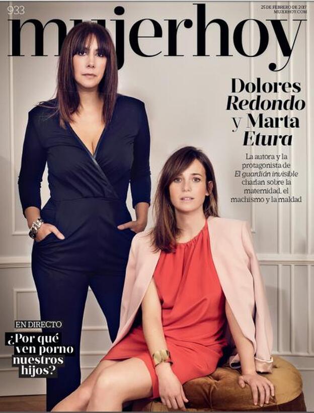 Dolores Redondo y Marta Etura hechizan en la portada de Mujerhoy
