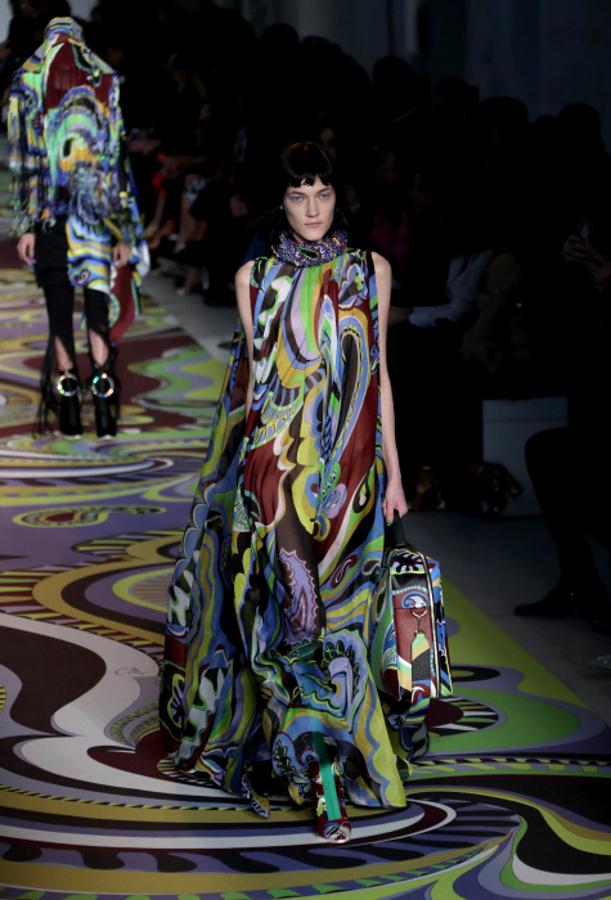 Desfile de Emilio Pucci otoño-invierno 2017/18 en la Semana de la Moda de Milán