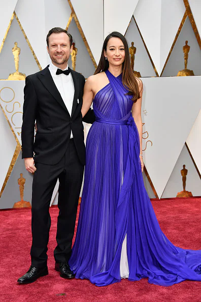 Oscars 2017: Orlando Von y Einsedel y Joanna Natasegara, en la alfombra roja