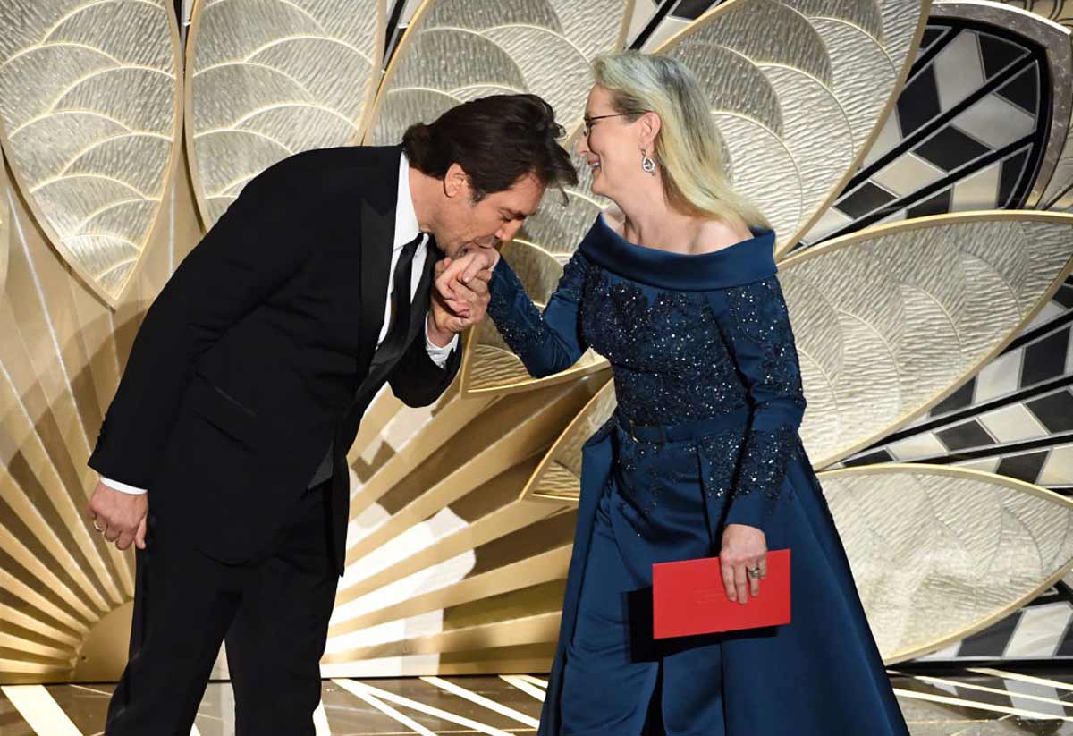 Las mejores fotos de la gala de los Oscars: Javier Bardem, nuestro hombre