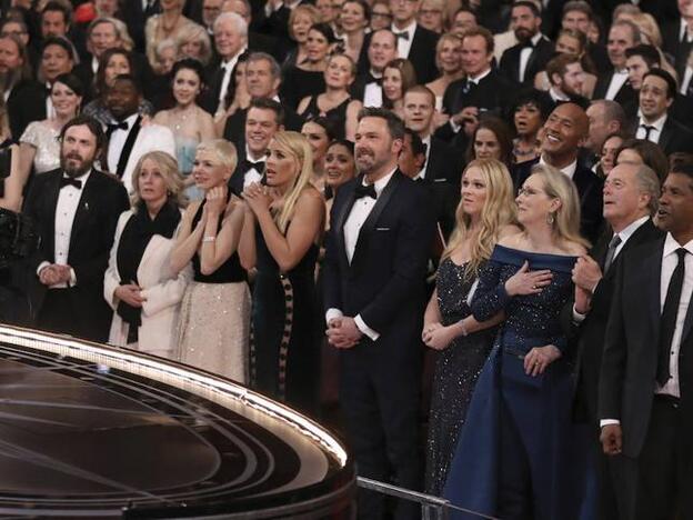 Actores durante la gala de los premios Oscar/gtres