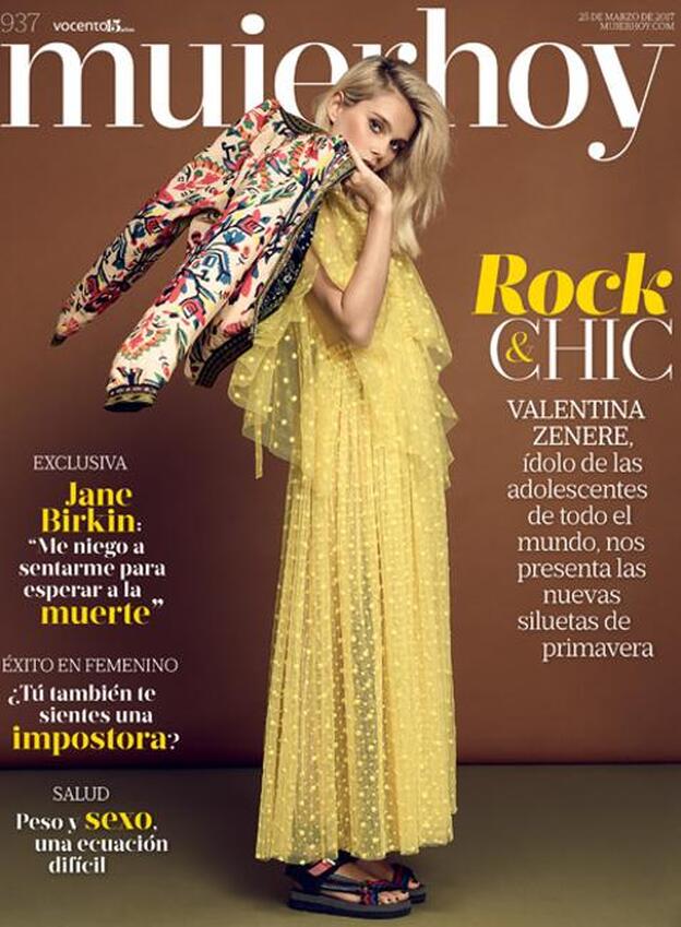 Valentina Zenere se viste de primavera en la portada de Mujerhoy