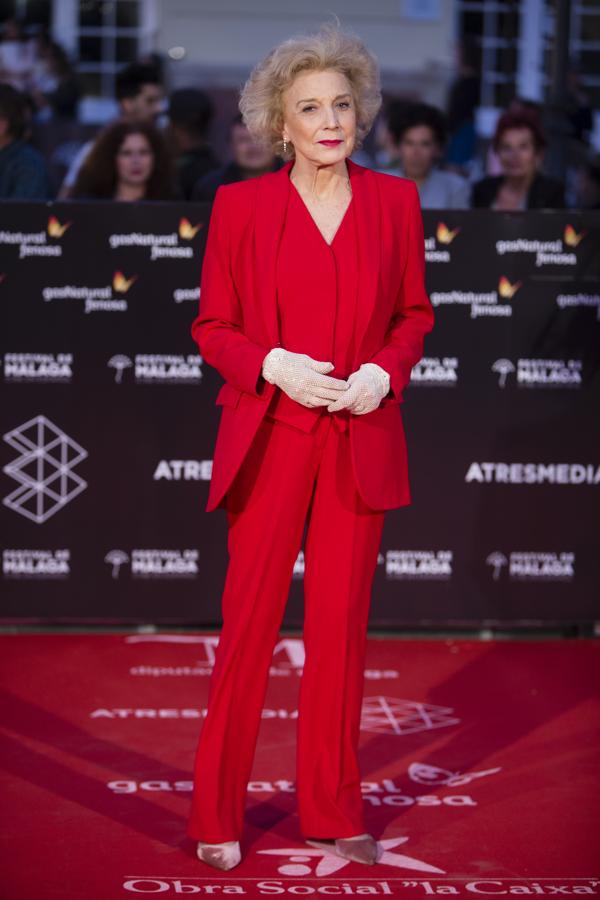 El look de Marisa Paredes en el Festival de Cine de Málaga