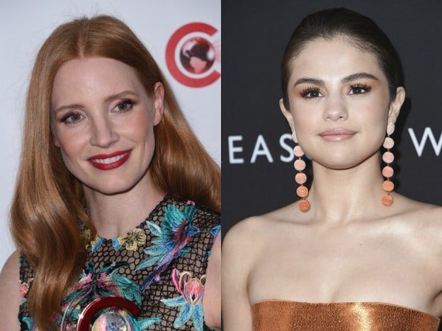 Los despropósitos estilísticos de Selena Gomez y Jessica Chastain