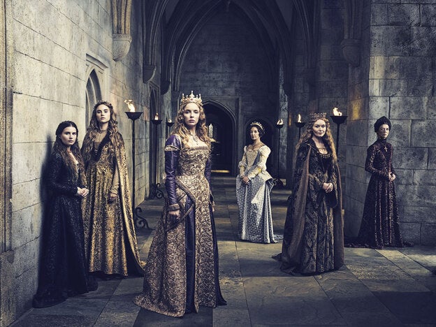 Las damas de la Corte con Isabel de York (Jodie Comer)./D.R.