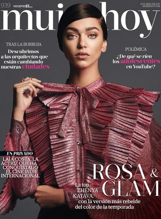 Rosa & Glam en la portada de Mujerhoy