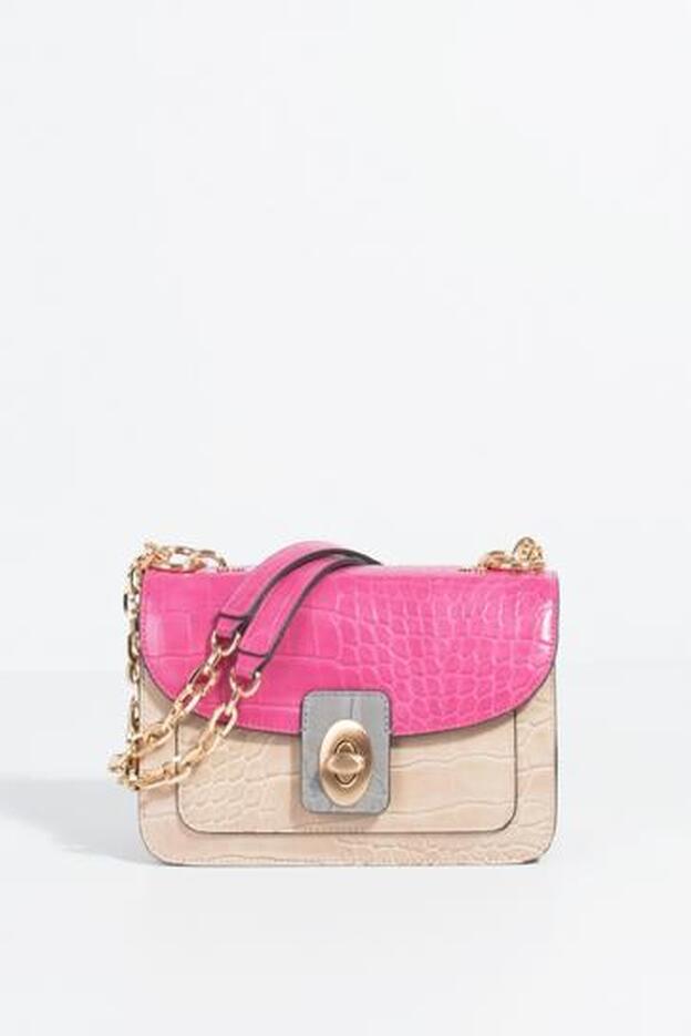 Bolso bicolor de Parfois (23,99 euros)