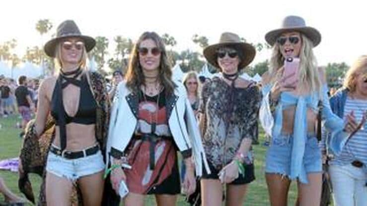 Los looks de las famosas en el Festival Coachella de 2017