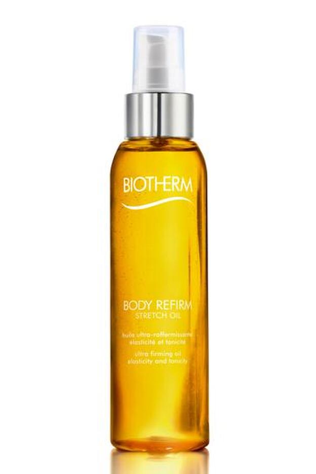 Biotherm. Body Refirm Stretch Oil. elaborado con extracto de Padina pavonica, un alga reafirmante, para restaurar la elasticidad y la tonicidad (44 €)