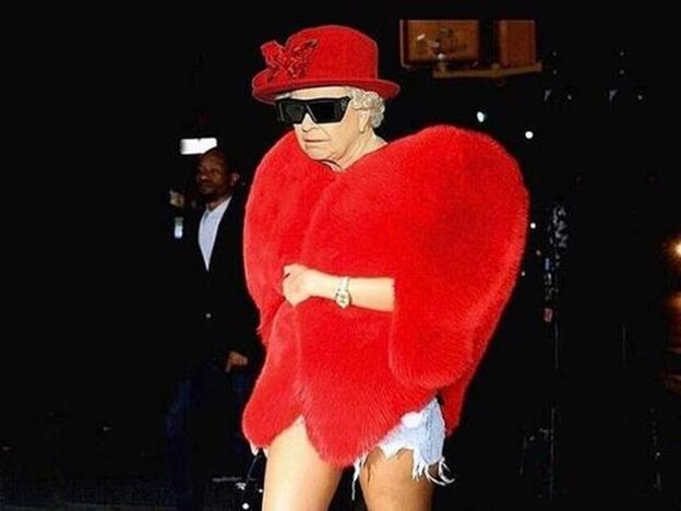 El photoshop de Rihanna ataca a la reina Isabel II