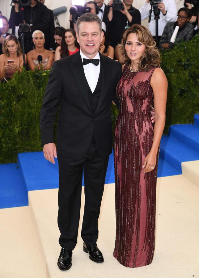 Gala del Met 2017: Matt Damon y Luciana Barroso