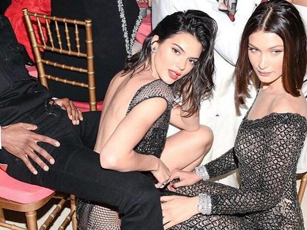 Kendall Jenner y Bella Hadid, en la Gala Met 2017/Instragram kendall jenner