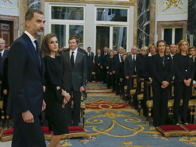 El funeral de Alicia de Borbón en la Capilla del Palacio Real/GTRES