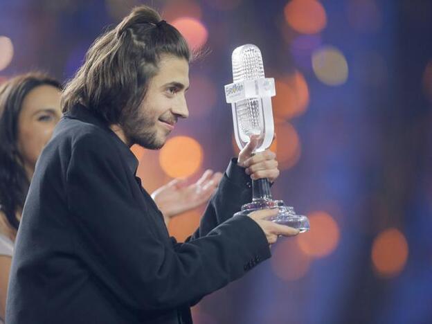 El cantante portugués apeló al sentimiento con una canción que llega directamente al corazón./GTRES