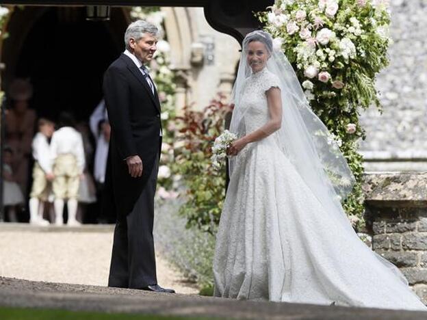 El vestido de novia de Pippa Middleton, al detalle