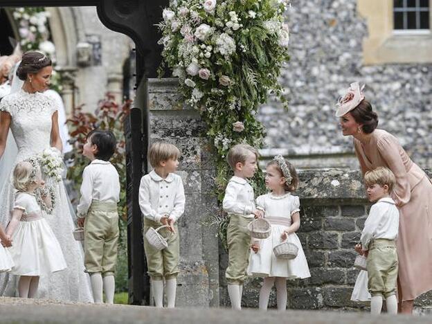 Pippa y Kate Middleton, en la boda del pasado 20 de mayo.