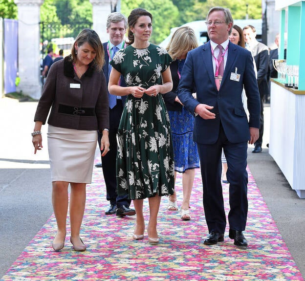 Kate Middleton, en el Chelsea Flower Show de Londres.