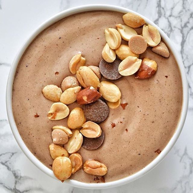 Smoothie bowl de frutos secos