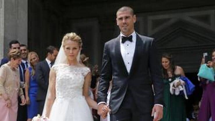Los futbolistas del Barça, juntos en la boda de Valdés