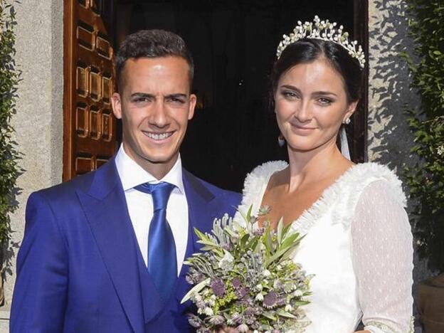 Lucas Vázquez y Macarena Rodríguez celebran su boda