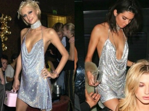 Todos los robos de Kendall Jenner a Paris Hilton