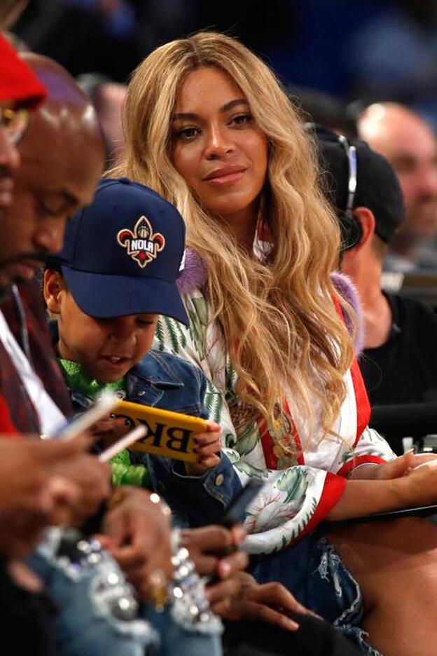 La cantante Beyoncé en la NBA All star Weekend 2017./gtres