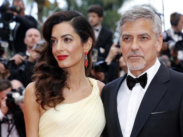 Los mellizos de George Clooney ya conocen Milán