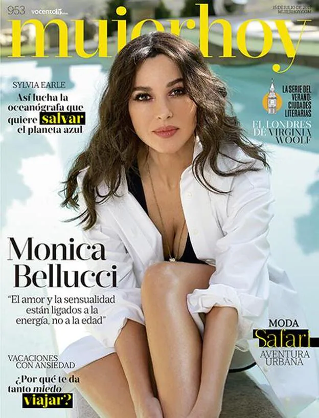 Monica Bellucci en la portada de Mujerhoy./Mujerhoy
