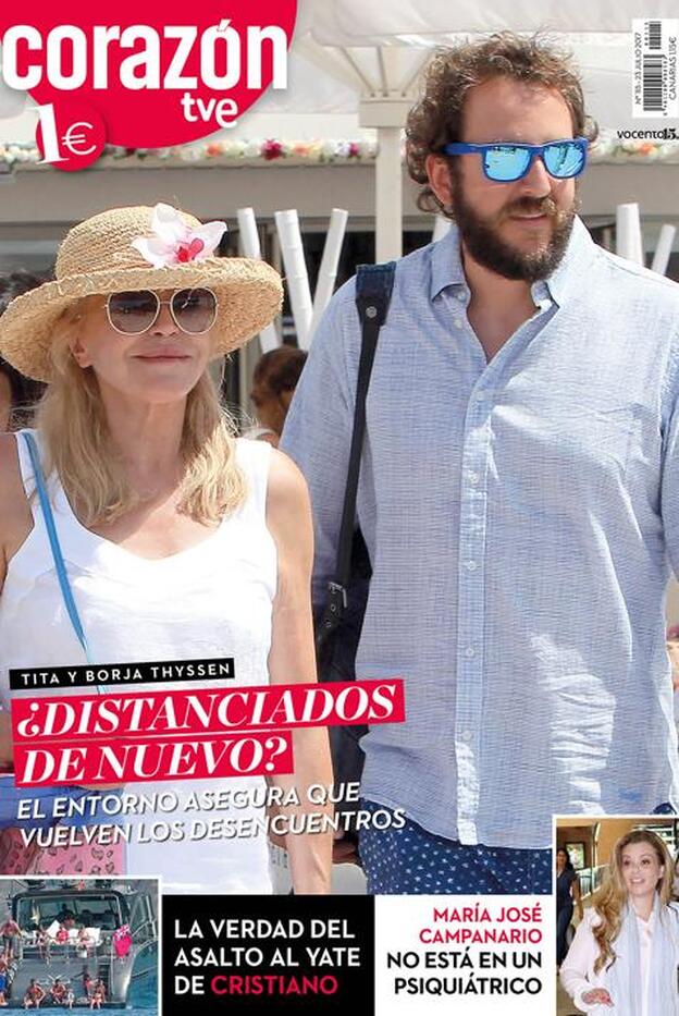 Carmen y Borja Thyssen ¿de nuevo distanciados?