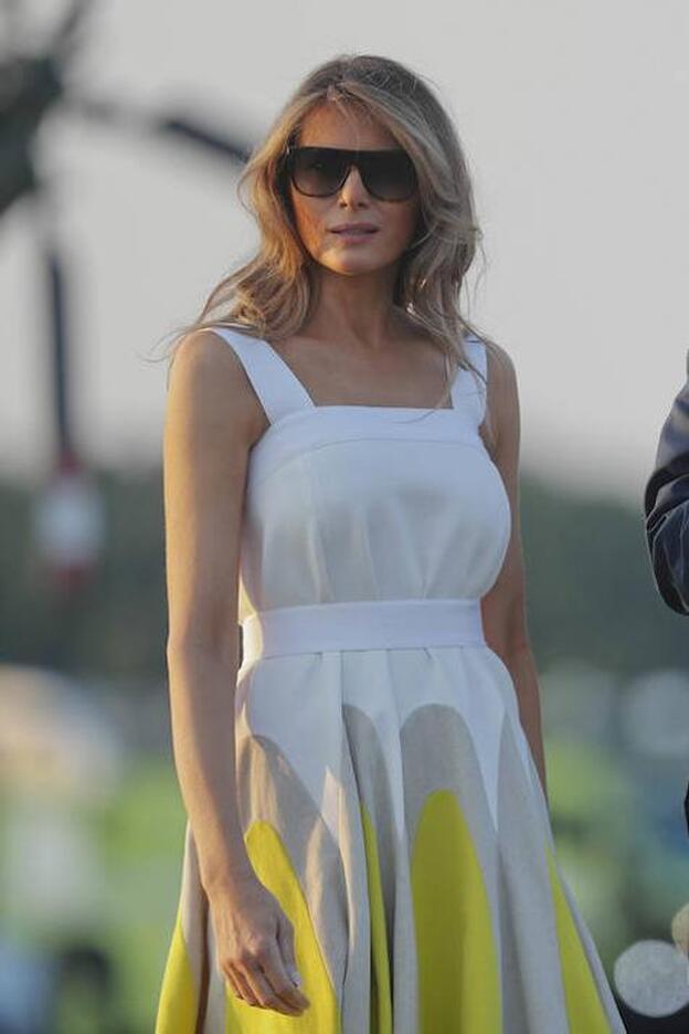¿Cómo llegó el nuevo vestido de Delpozo al armario de Melania Trump?