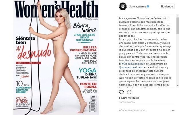 Blanca Suárez posa para Women's Health