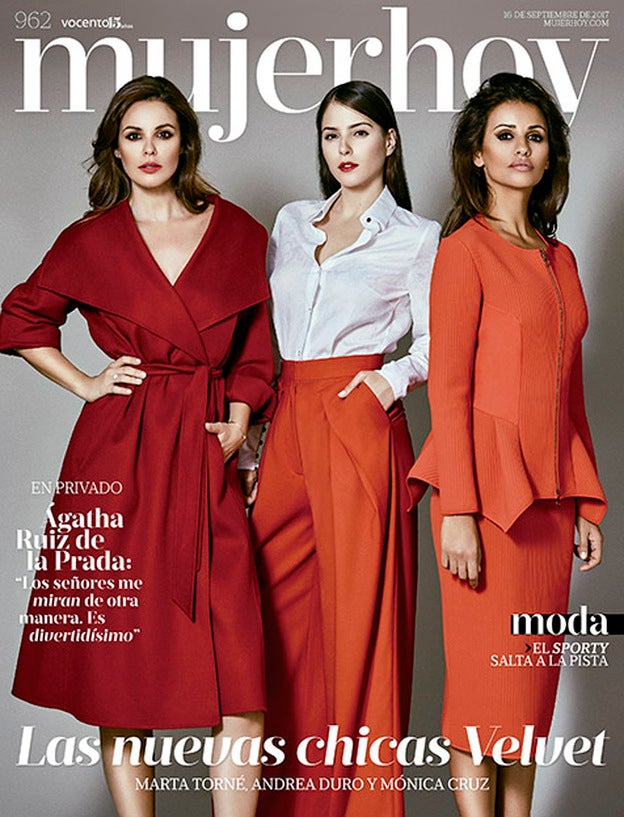 Las nuevas chicas Velvet en la portada de Mujerhoy