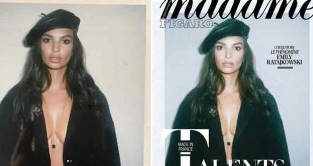 Emily Ratajkowski, indignada con el abuso de Photoshop en unas imágenes suyas